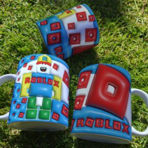 Arte Caneca Personalizada 3D Roblox