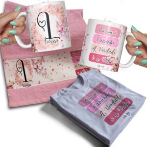 Pacote de Artes Canecas Personalizadas Alfabeto Bíblico