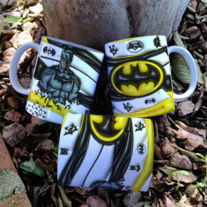 Arte Caneca Personalizada 3D Turma do Batman