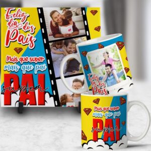 Pacote de Artes Caneca Personalizada  Dia dos Pais 2.0