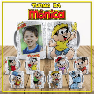 Pacote de Artes Caneca Personalizada  Combo Personagens