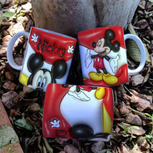 Pacote de artes Caneca Personalizada 3D Disney