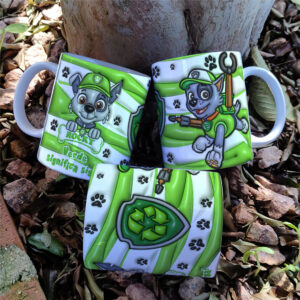 Pacote de artes Caneca Personalizada 3D Patrulha canina 2.0