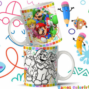 Pacote de Artes de Caneca Colorir 2.0