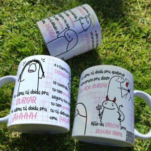 Arte Caneca Personalizada Doida Pra Surtar
