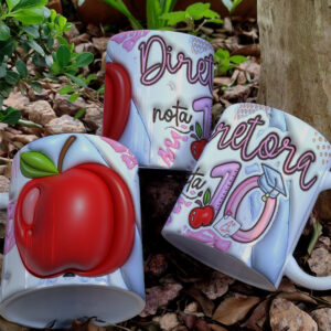 Arte Caneca Diretora 3D