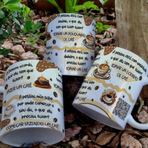 Arte Caneca Tomar Um Café
