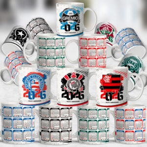 Pacote de Arte Calendário 2026 (Caneca)