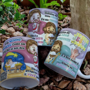 Arte Caneca Verdadeiro Natal 3D