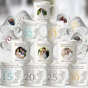 Bodas de Casamento Caneca
