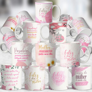Pacote de Caneca Dia da Mulher 2.0