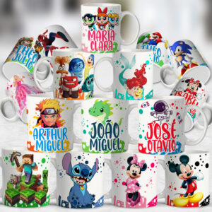 Kit Personagens 2025 (Caneca)