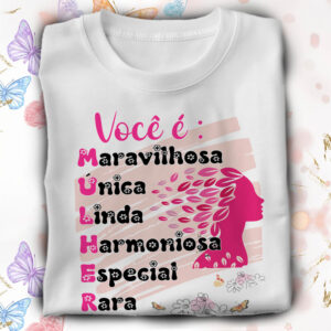 Pacote de Camiseta Dia da Mulher 2025