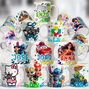 Kit Personagens 2025 2.0 (Caneca)
