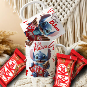 Pacote de Artes Stitch Chocolate (Caneca)