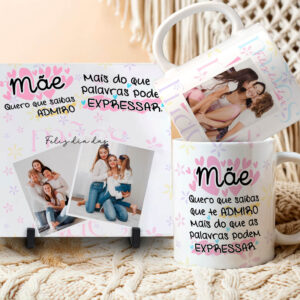 Kit Dia das Mães 2025 (Caneca+Azulejo)