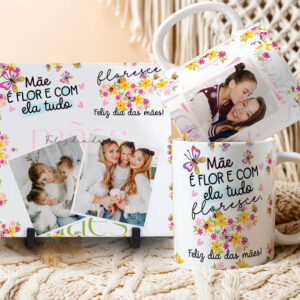 Kit Dia das Mães 2025 (Caneca+Azulejo)