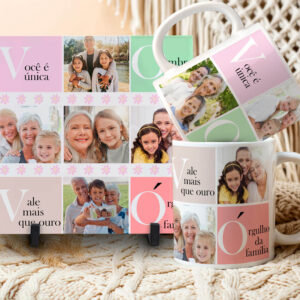 Kit Caneca+Azulejos Avós 2025