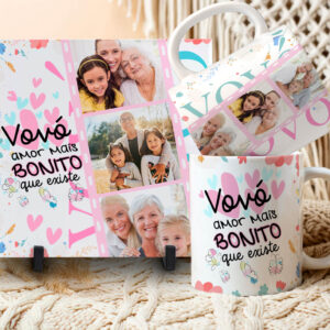 Kit Caneca+Azulejos Avós 2025