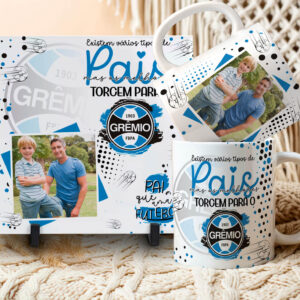 Kit Os Melhores Pais (Caneca+Azulejo)