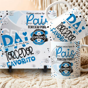 Kit Os Melhores Pais Sem Fotos (Caneca+Azulejo)