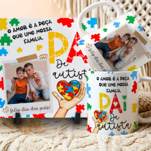 Kit Dia dos Pais 2025 (Caneca+Azulejo)