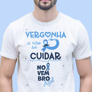 Artes Camiseta Novembro Azul