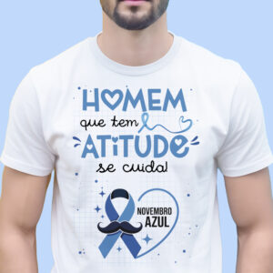 Artes Camiseta Novembro Azul