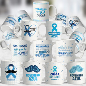 Artes Caneca Novembro Azul
