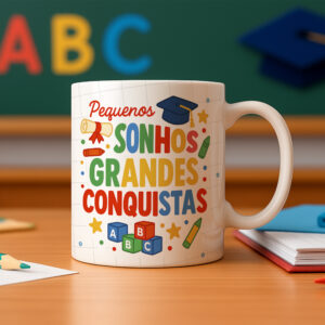 Pacote de Arte Caneca Formatura ABC 2.0