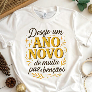 Camiseta+Taça Ano Novo 2026