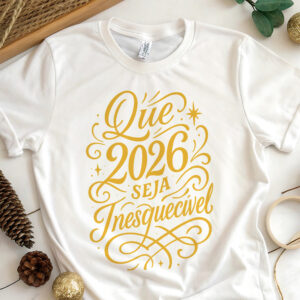 Camiseta+Taça Ano Novo 2026