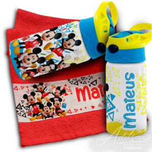 Kit Personagens 2026 2.0 (Squeeze e Toalhinha)