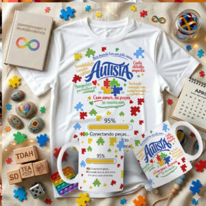 Kit Caneca+Camiseta Além dos Rótulos