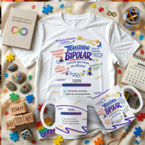 Kit Caneca+Camiseta Além dos Rótulos