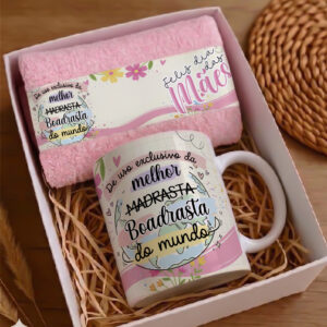 Kit Dia das Mães 2026 (Caneca+Toalhinha)