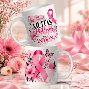 Outubro Rosa coleção 2026 (Caneca)