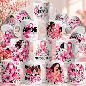 Outubro Rosa coleção 2026 (Caneca)
